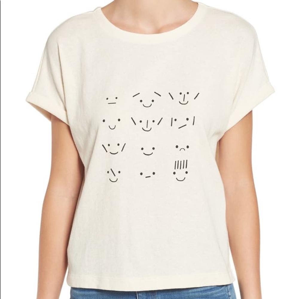 Madewell Faces Cropped T-Shirt